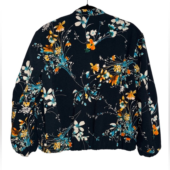 💐 ZARA Floral Bomber Jacket - Picture 3 of 9